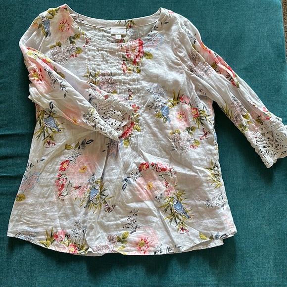 J Jill Linen Top - Picture 1 of 5